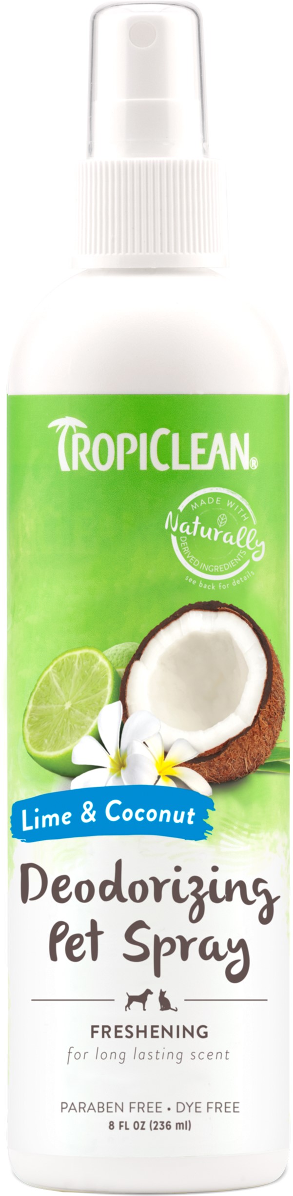 

Духи спрей освежающий TropiClean "Лайм и кокос" 236 мл