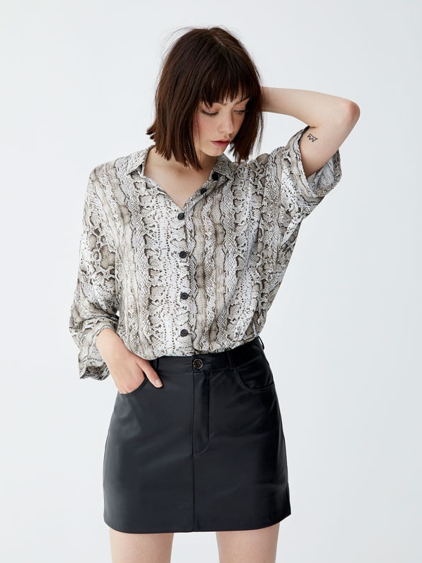 

Юбка Pull & Bear 9398/329/800 S Черная