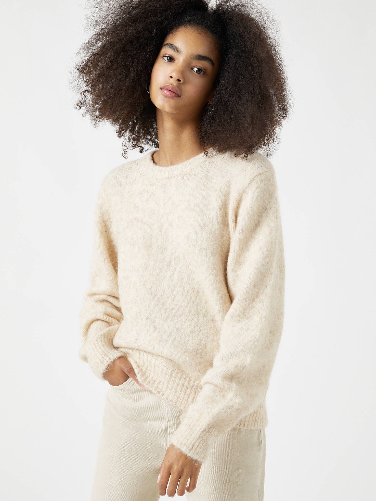 

Джемпер Pull & Bear 9553/353/081 M Бежевый