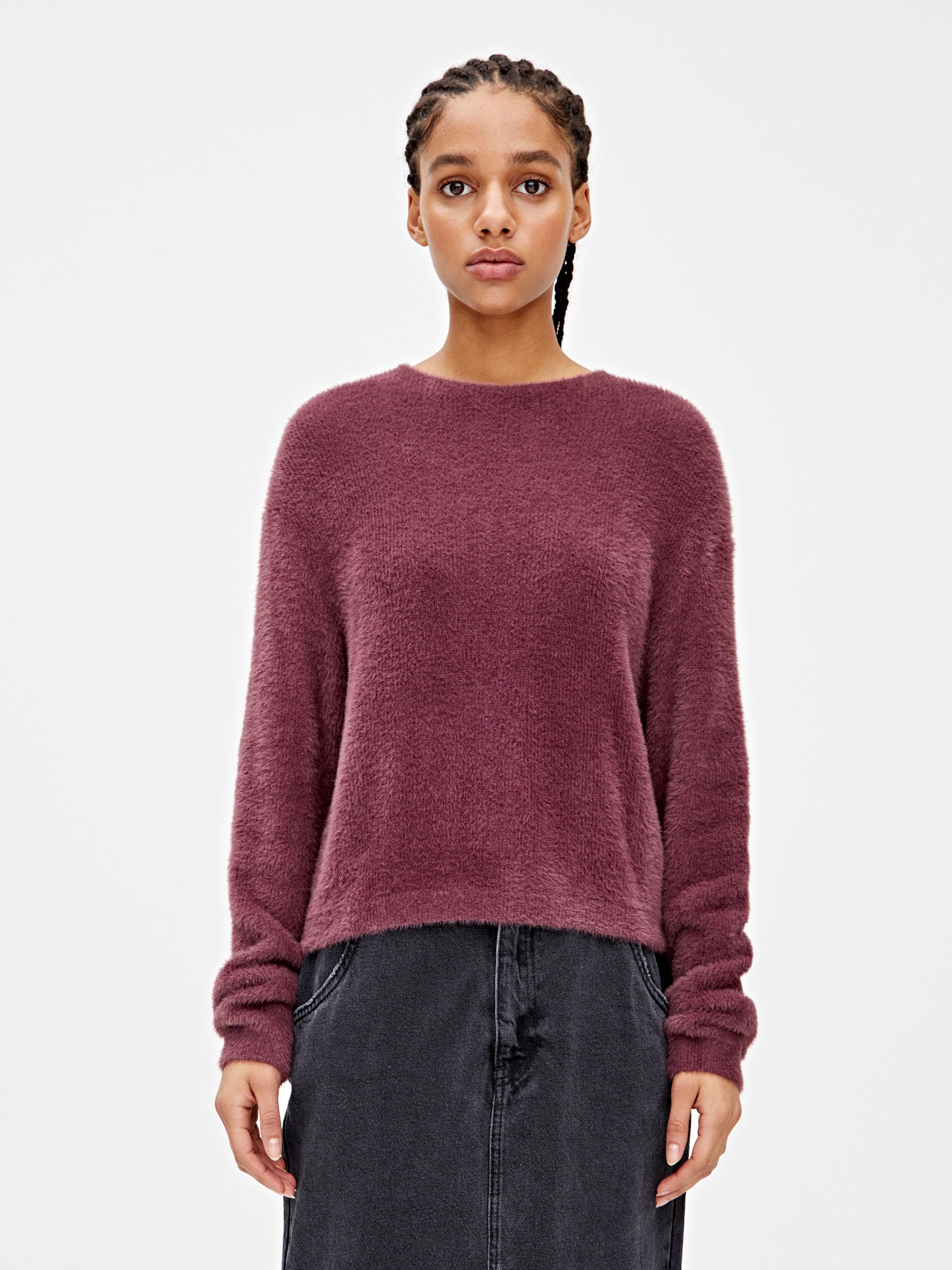 

Джемпер Pull & Bear 9558/321/605  Марсала, Джемпер Pull & Bear 9558/321/605 S Марсала