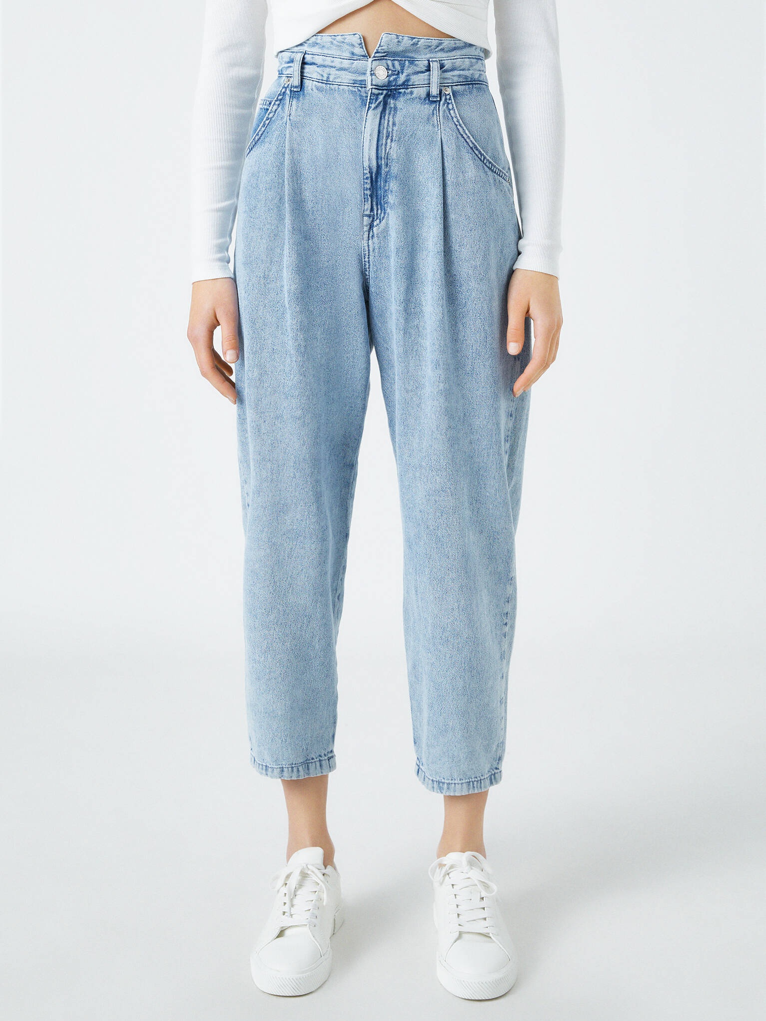 

Джинсы Pull & Bear 9683/305/406  Голубые джинс, Джинсы Pull & Bear 9683/305/406 34 Голубые джинс