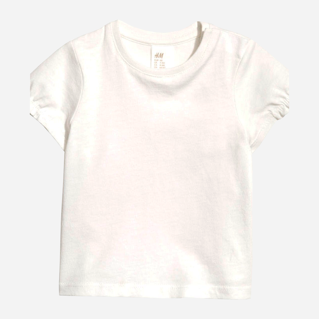 

Футболка H&M 5hm03200276 80 см Белая