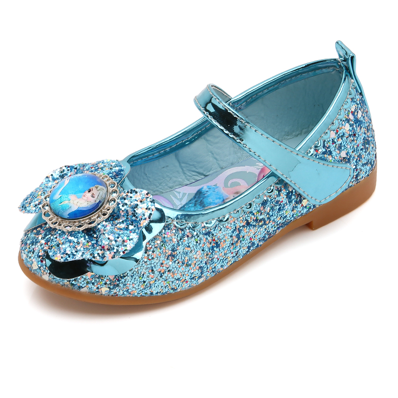 

Туфли детские с Эльзой 27 17см Голубой