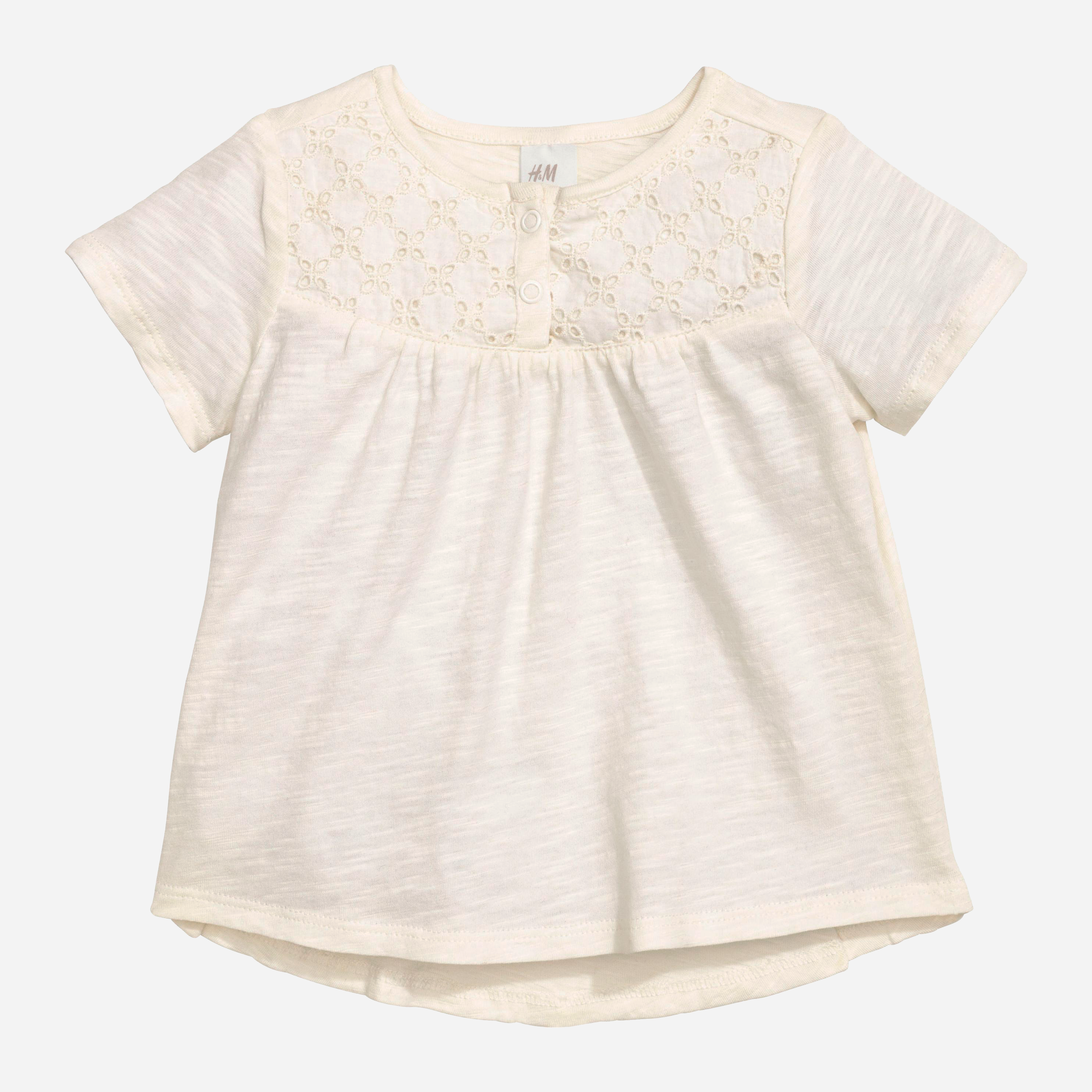 

Футболка H&M 3991524 68 см Молочная