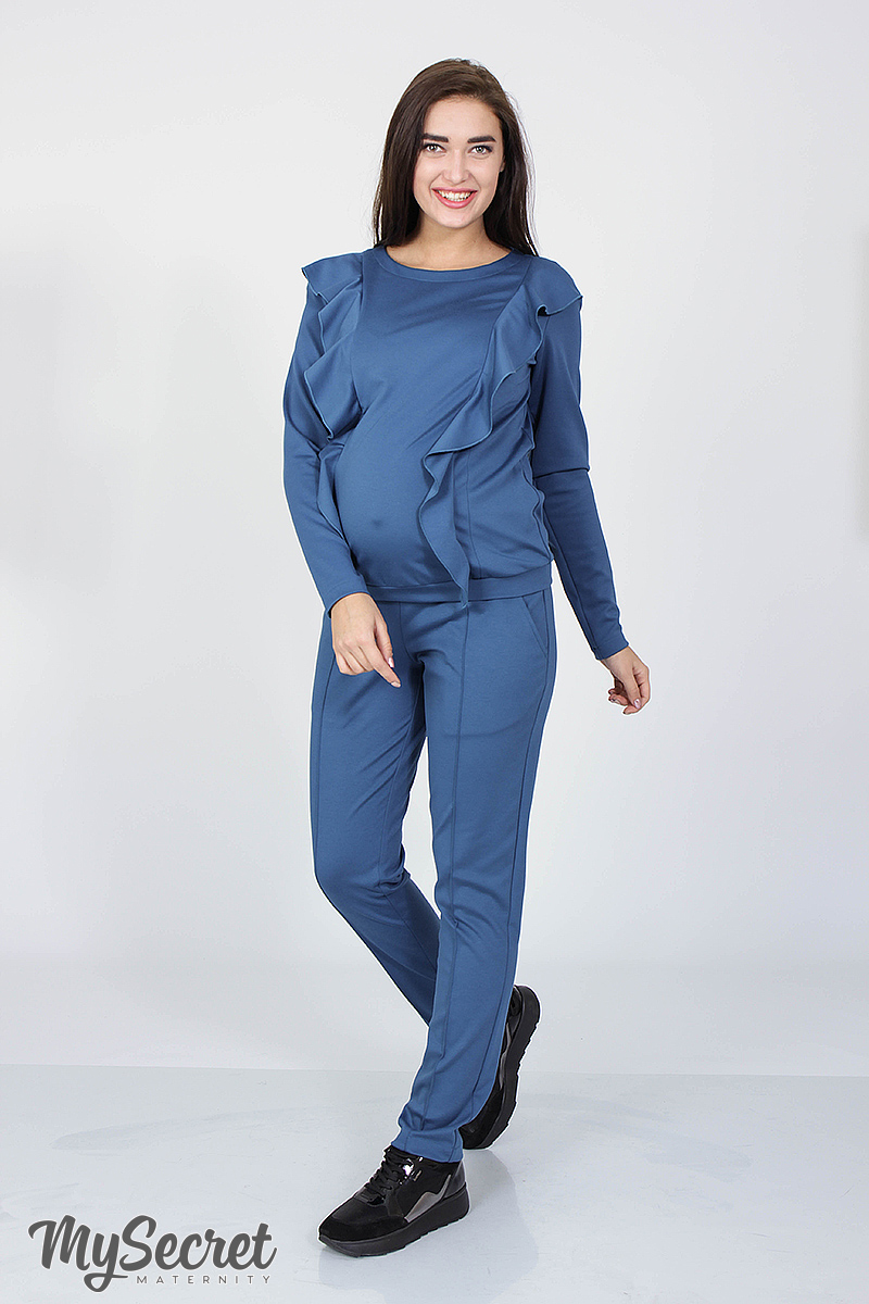 

Костюм для беременных и кормящих мам MySecret Shaia M Морская волна ST-18.021