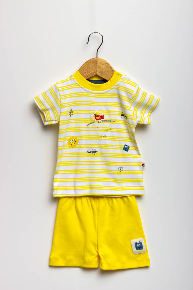 

Костюм з шортами на хлопчика Carminbaby 56-86 жовтий