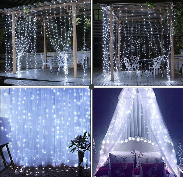 

Гирлянда водопад 3м x 2 м 320 LED Белый свет Арт: 1003839