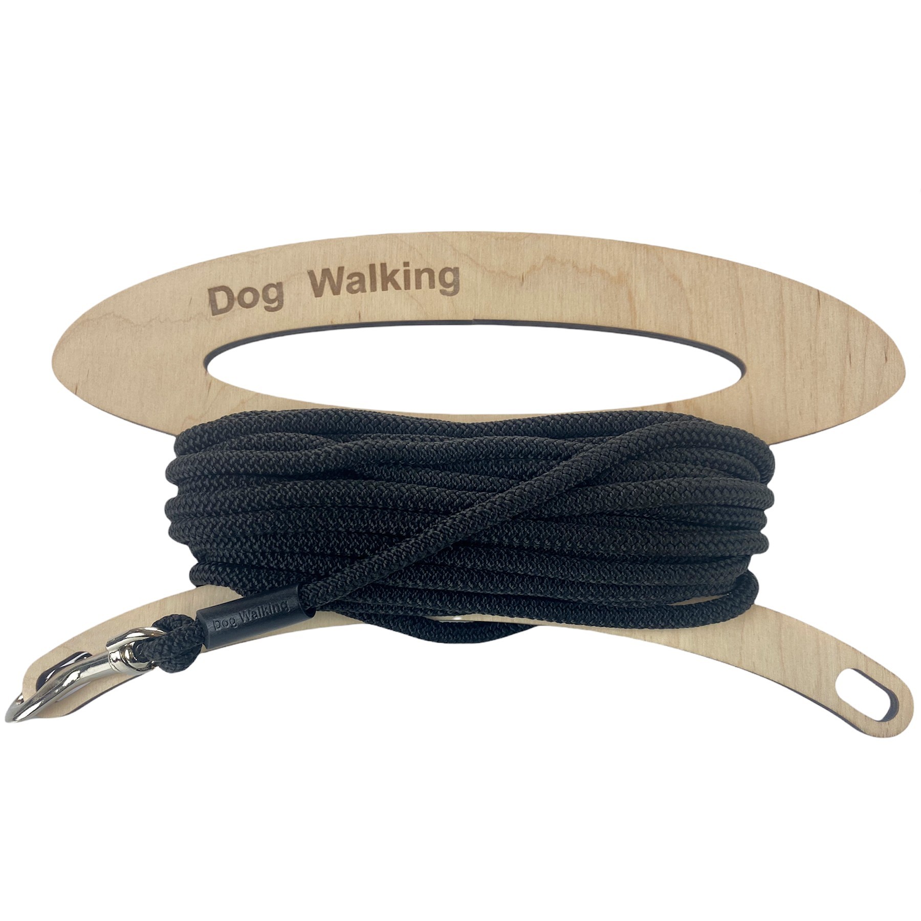 

Поводок шнур для собак Dog Walking 10 м 7 мм черный