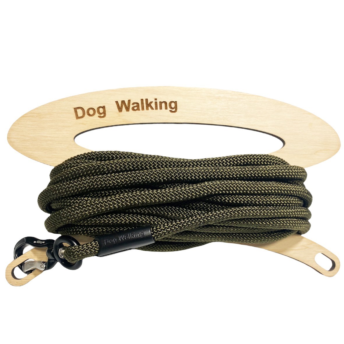 

Поводок круглый для собак Dog Walking PRO 10 м 9 мм хаки