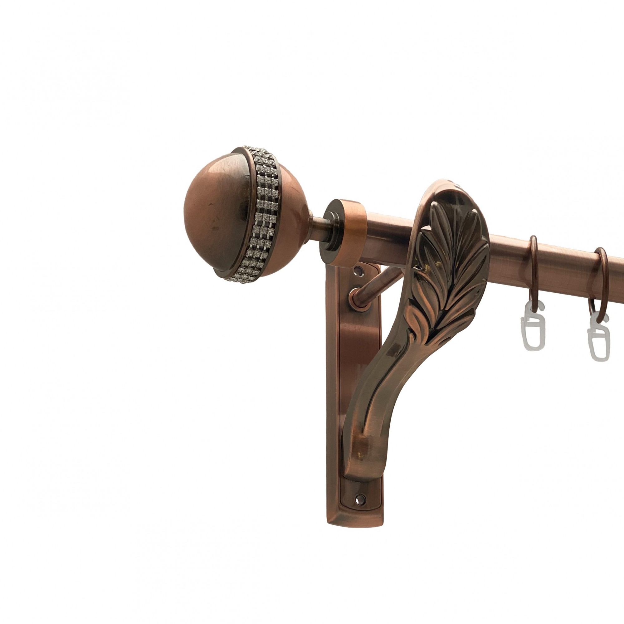 

Карниз Orvit Авея металевий однорядний ретро гладка труба кільце металеве Мідь 25 мм 200 см (00-00016259)