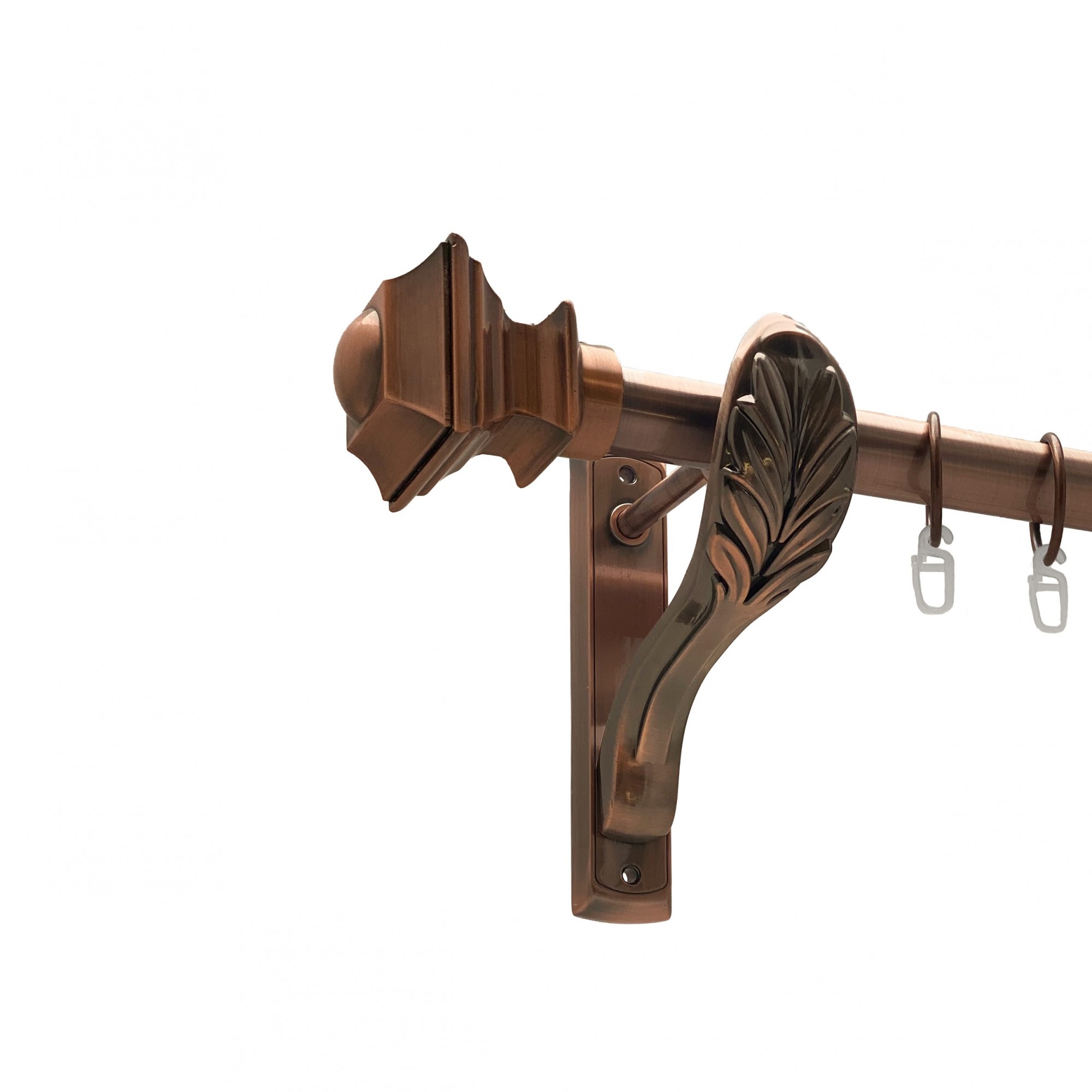 

Карниз Orvit Борджеза металевий однорядний ретро гладка труба кільце металеве Мідь 25 мм 200 см (00-00016283)