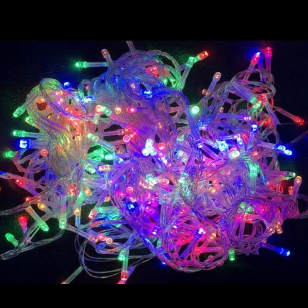 

Гирлянда нить на прозрачном проводе 500 LED ламп 32 метра Garland G-31 Мульти (atlan-14138)