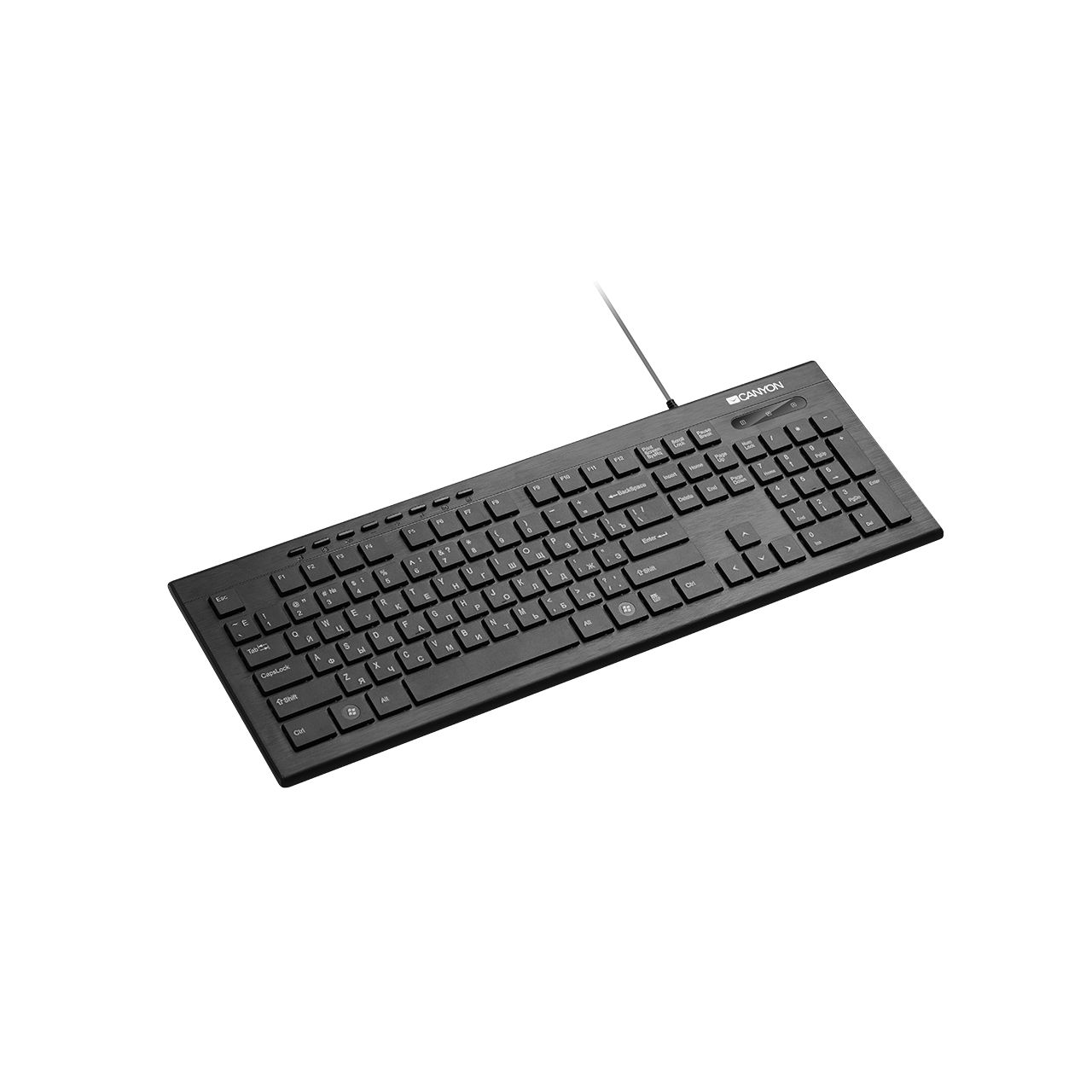 

Клавиатура CANYON CNS-HKB2-RU Black USB (CNS-HKB2-RU)