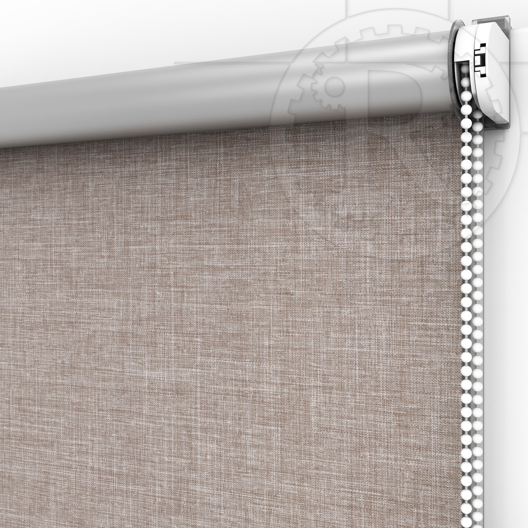 

Рулонная штора Блэкаут Melange Silver 7 Latte 80 x 160 см