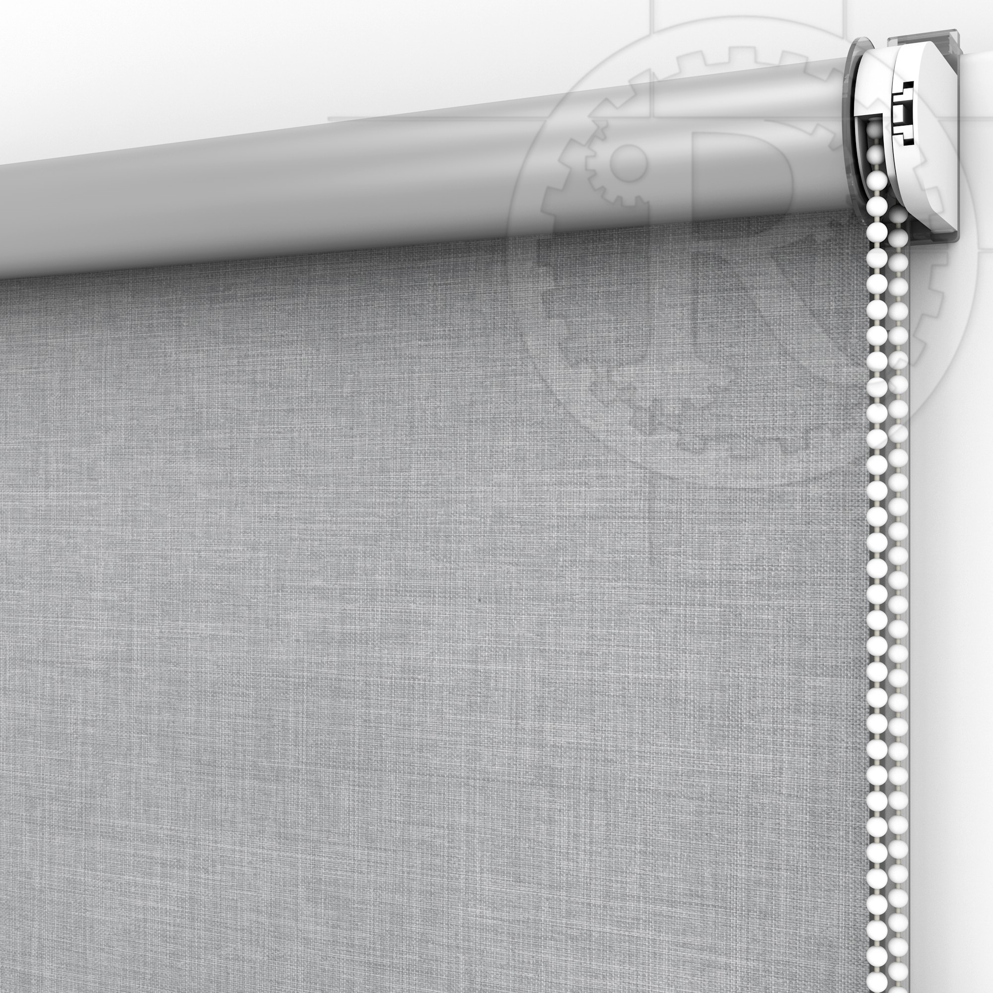 

Рулонная штора Блэкаут Melange Silver 6 Light gray 110 x 160 см