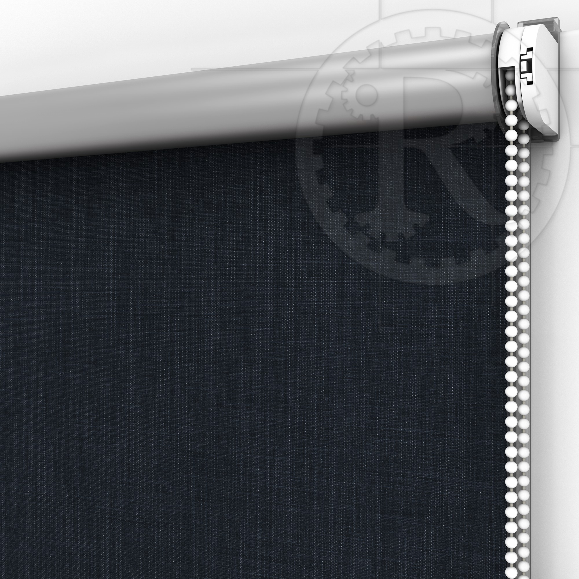 

Рулонная штора Блэкаут Melange Silver 10 Anthracite 62.5 x 200 см