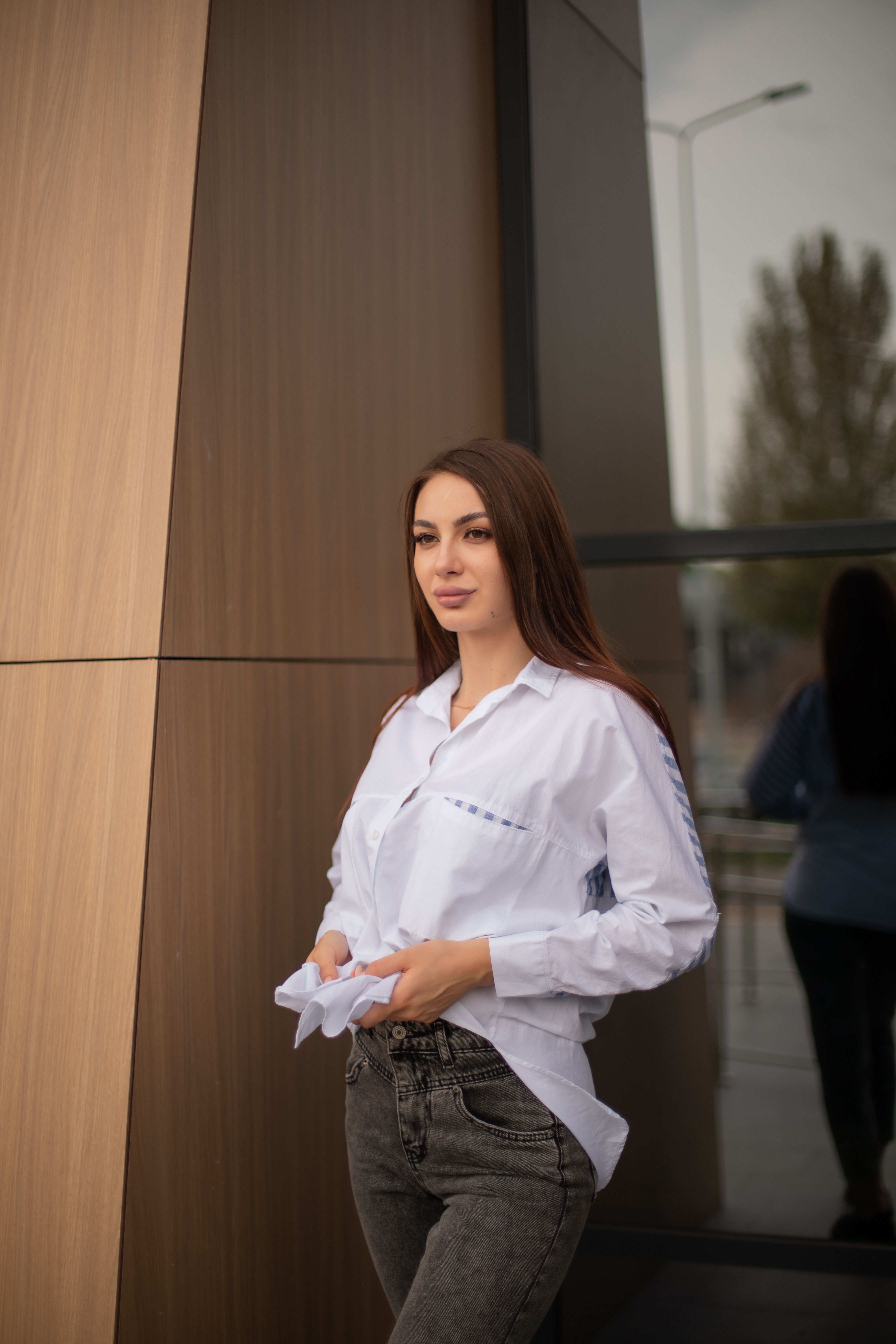 

Рубашка Maximoda Ерубашка белая с полоской 44-46 белый