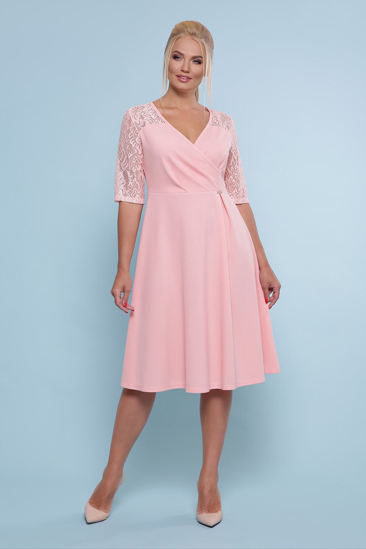 

Платье Maximoda Е3333Платье Ида-Б к/р 48- персиковый, Платье Maximoda Е3333Платье Ида-Б к/р 48-50 персиковый