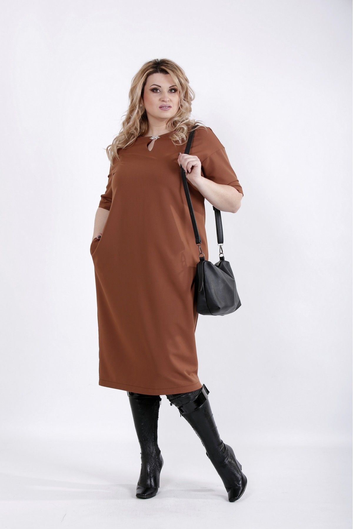 

Платье Maximoda ЕGS01029-2 - коричневый, Платье Maximoda ЕGS01029-2 62-64 коричневый