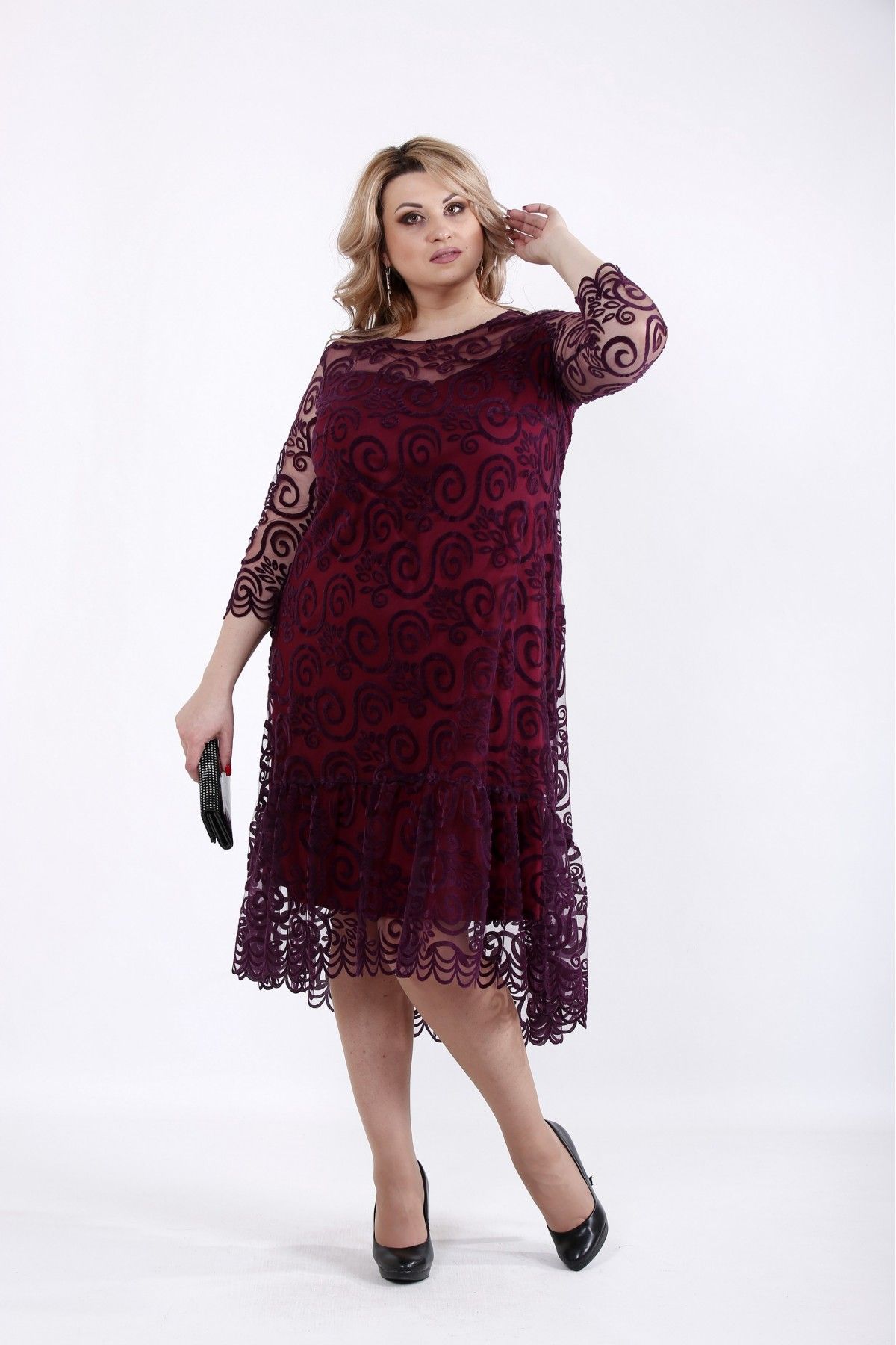 

Нарядное платье Maximoda ЕGS01064-1 - бордовый, Нарядное платье Maximoda ЕGS01064-1 62-64 бордовый
