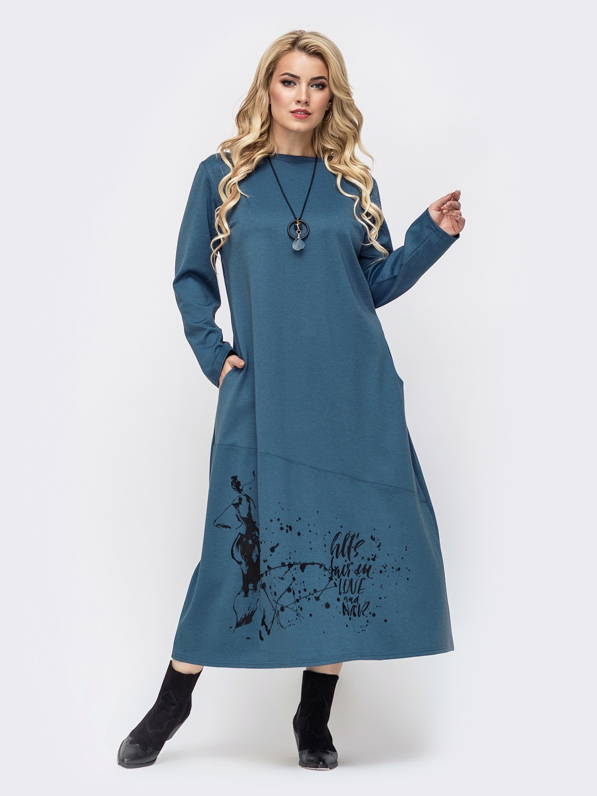 

Повседневное платье Maximoda ЕМО701327/1 54-56 синий