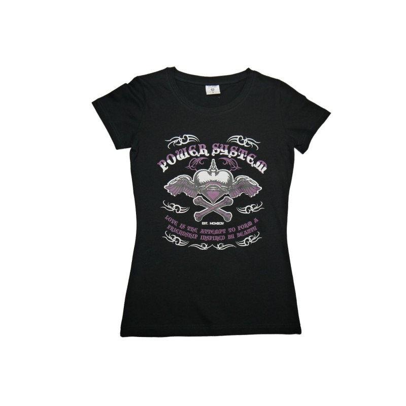 

Футболка для фитнеса и бодибилдинга женская Power System Heart Breaker PS-8005 Black M