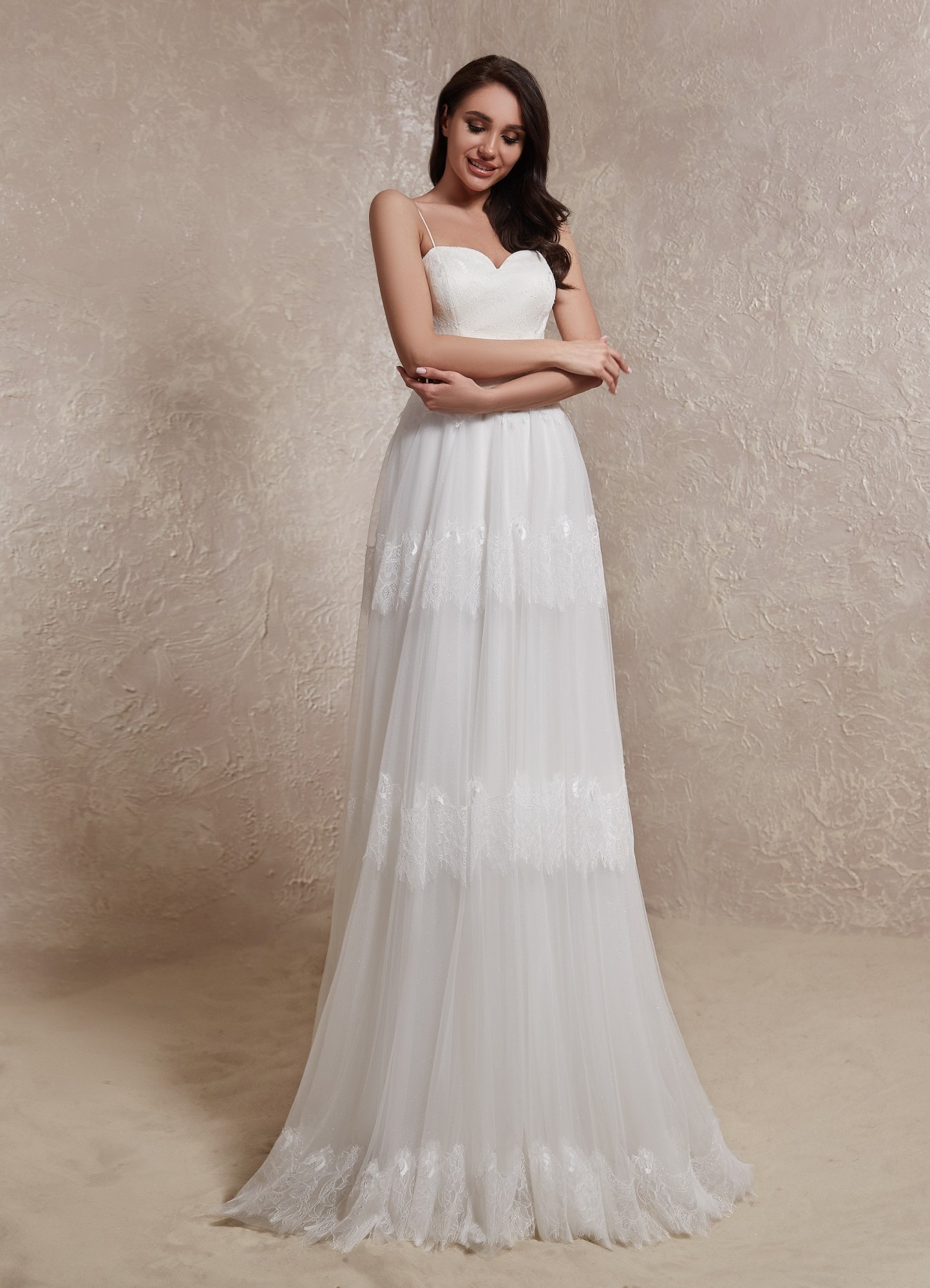 

Cвадебное платье Teamo Apolena Размер 38 Цвет молочный