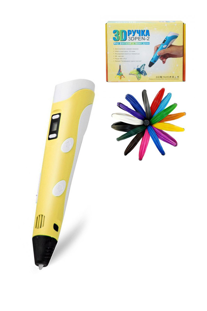 

3D-РУЧКА 3D Pen 2 жовтий (SKT000556741)
