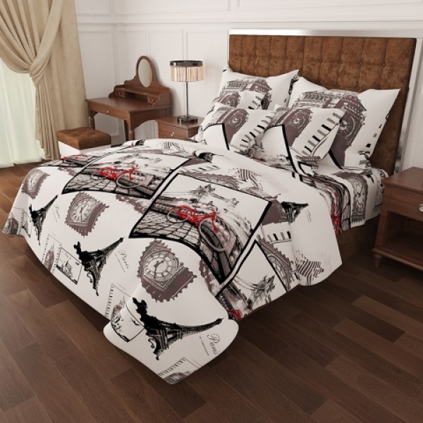 

Комплект полуторного постельного белья Moka Textile Вояж Бязь Люкс 145*210