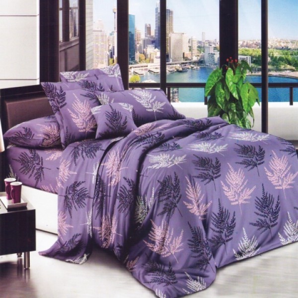 

Комплект двуспального постельного белья Moka Textile Папоротник Бязь 175х210см