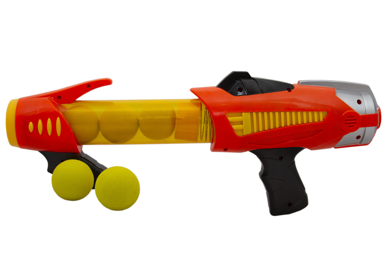 

Игровой набор : автомат + 6 мягких шариков, Красный (DSS11013-2)