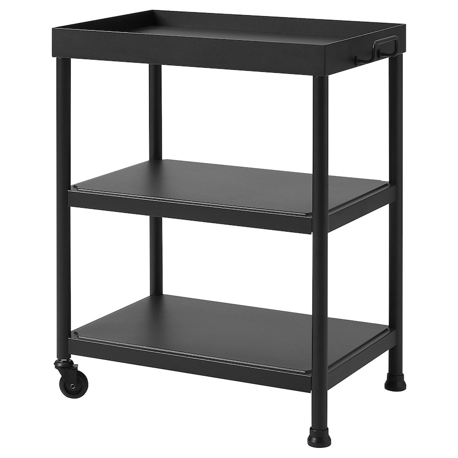 

Журнальний столик IKEA KORNSJO 50х35 см чорний (704.554.12)