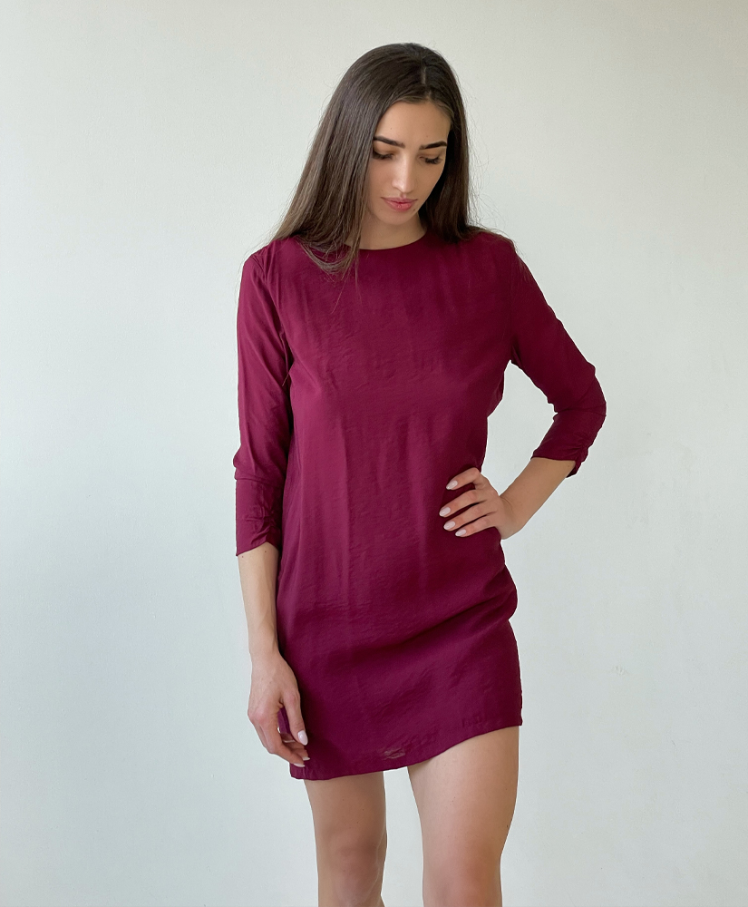 

Плаття Lefties LFT1940315  Бордовий, Плаття Lefties LFT1940315 S Бордовий