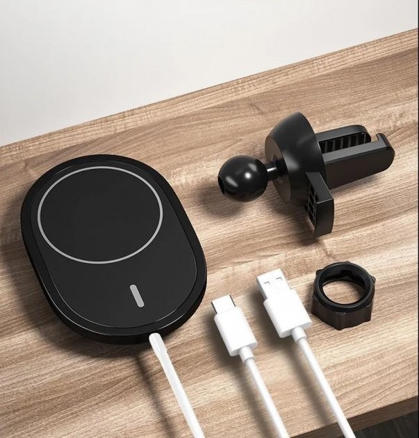 

Беспроводная зарядка WUW Car Wireless 15W в авто для iPhone 12/13