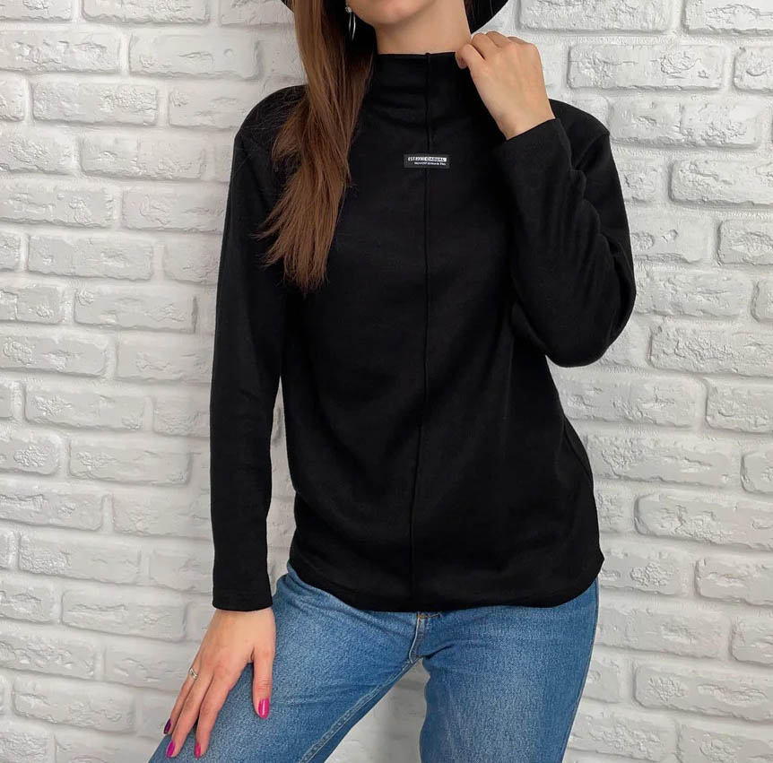 

Fashions • Женская кофта Casual Fashions - черный (4843-фг, Fashions • Женская кофта Casual Fashions 46-48 черный (4843-фг)