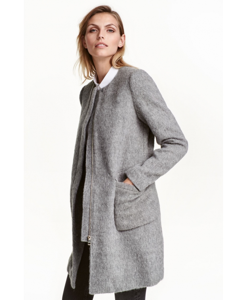 

Пальто H&M 33903  Сірий, Пальто H&M 33903 40 Сірий