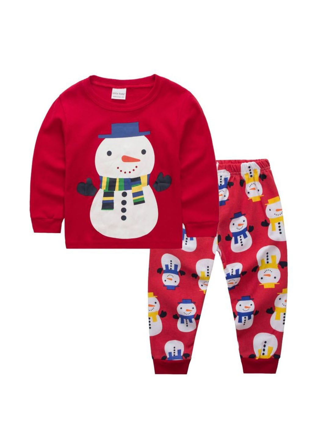 

Пижама (свитшот, брюки) Baby Has 4Т новогодняя празничная красная 104 (PW-32-03)