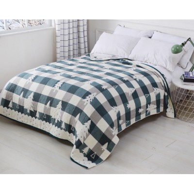 

Покрывало Home Line Елка 200х220 Зеленое
