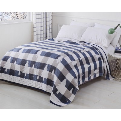 

Покрывало Home Line Елка 200х220 Синее