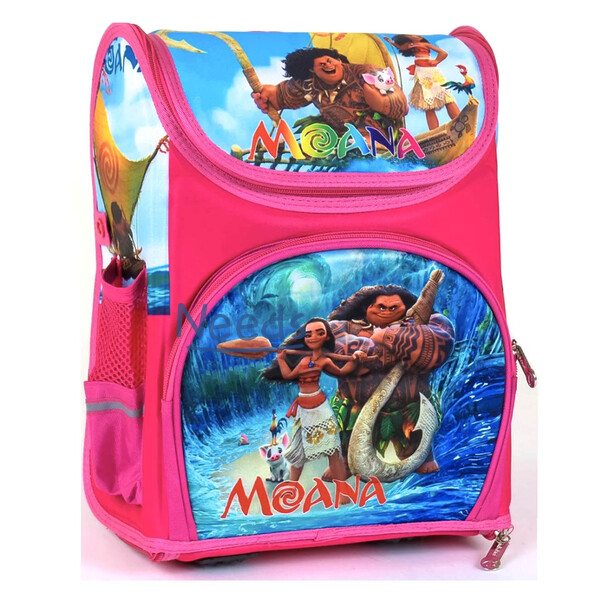 

Рюкзак школьный City 3D Moana 35х26х18 см 1 отделение, 3 кармана, ортопедическая спинка для девочек Розовый