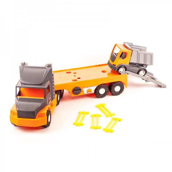 

Машина Super Tech Truck с грузовиком 36710