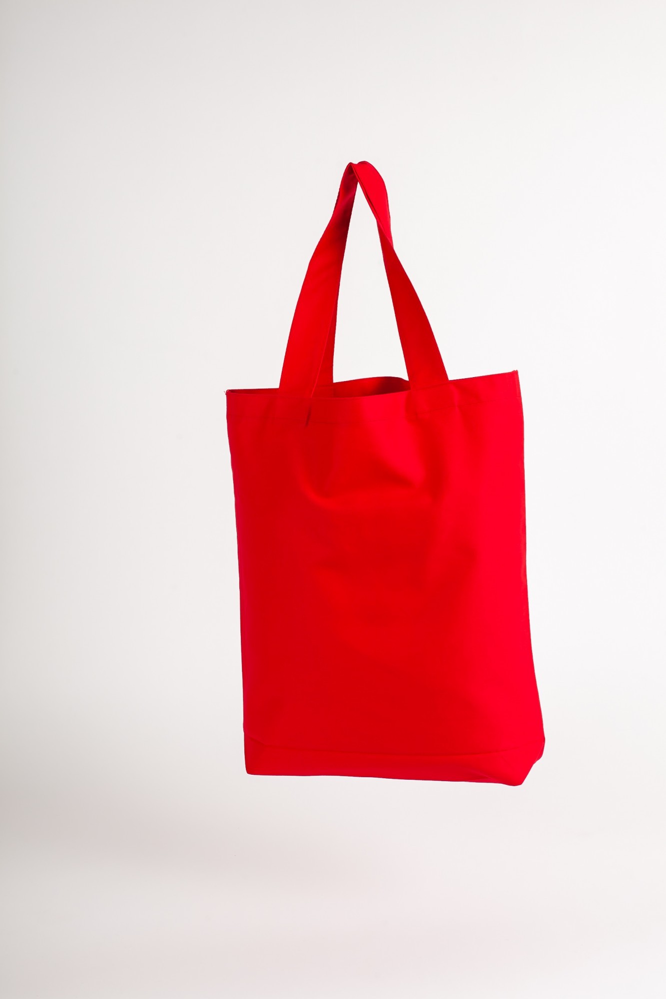 

Cумка KS.SHOP Экосумка шоппер 35x42 см с дном ручки 45 см Саржа красная SS-00034