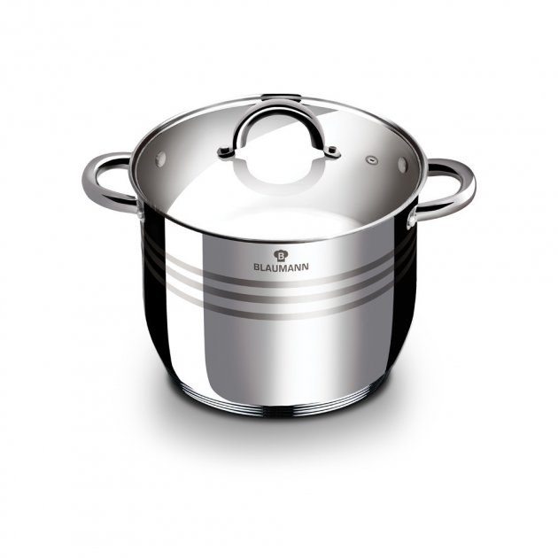 

Кастрюля со стеклянной крышкой 9,5 л Blaumann Gourmet Line BL-1011A