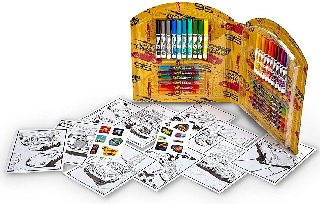 

Набор для рисования Crayola Тачки-3 45 предметов (04-0293)