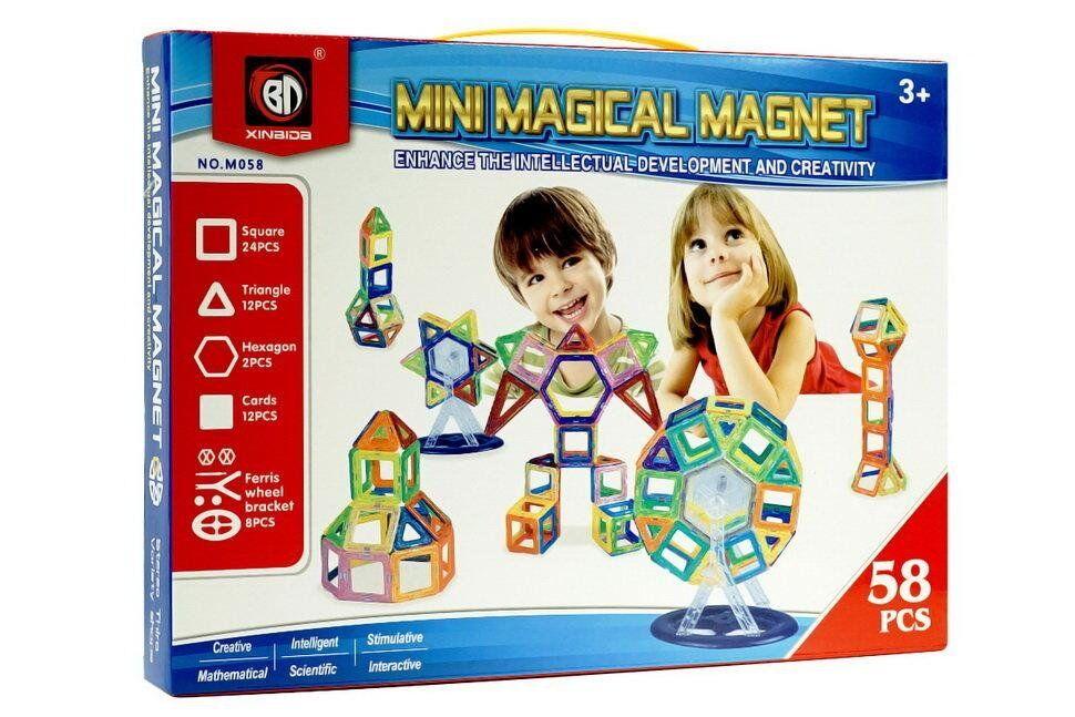 

Магнитный конструктор Maya Toys Mini Magical Magnet 58 деталей M058