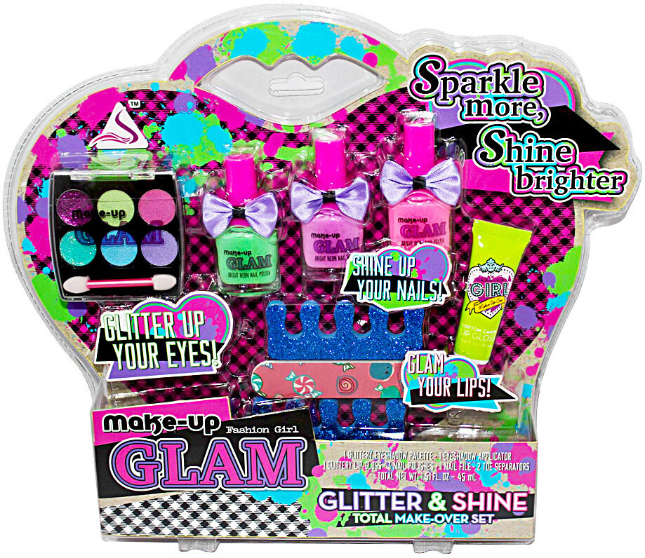 

Набор детской косметики Charm Glam тени, лак, блеск Fashion Girl 81027