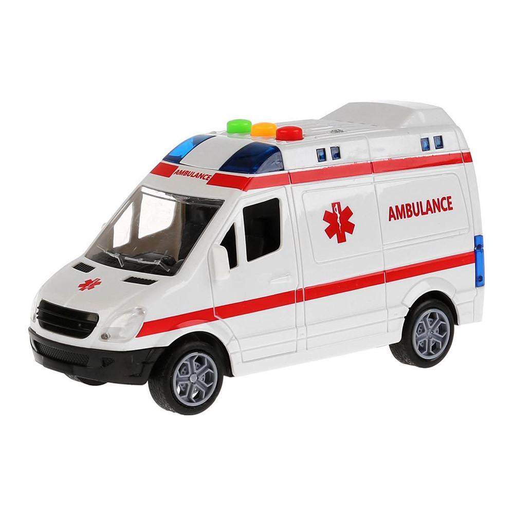 

Машинка инерционная Big Motors Скорая помощь (звук, свет) (RJ6689A)