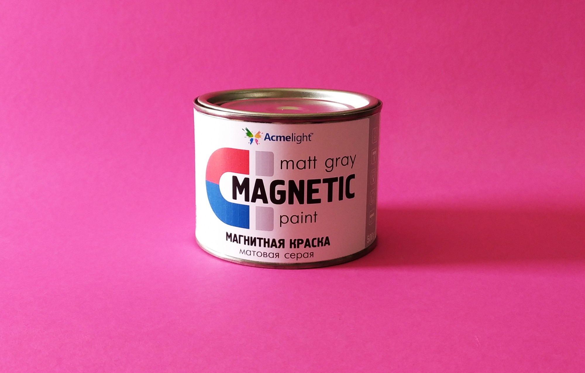

Магнитная Краска Acmelight, 500 г. розовый цвет