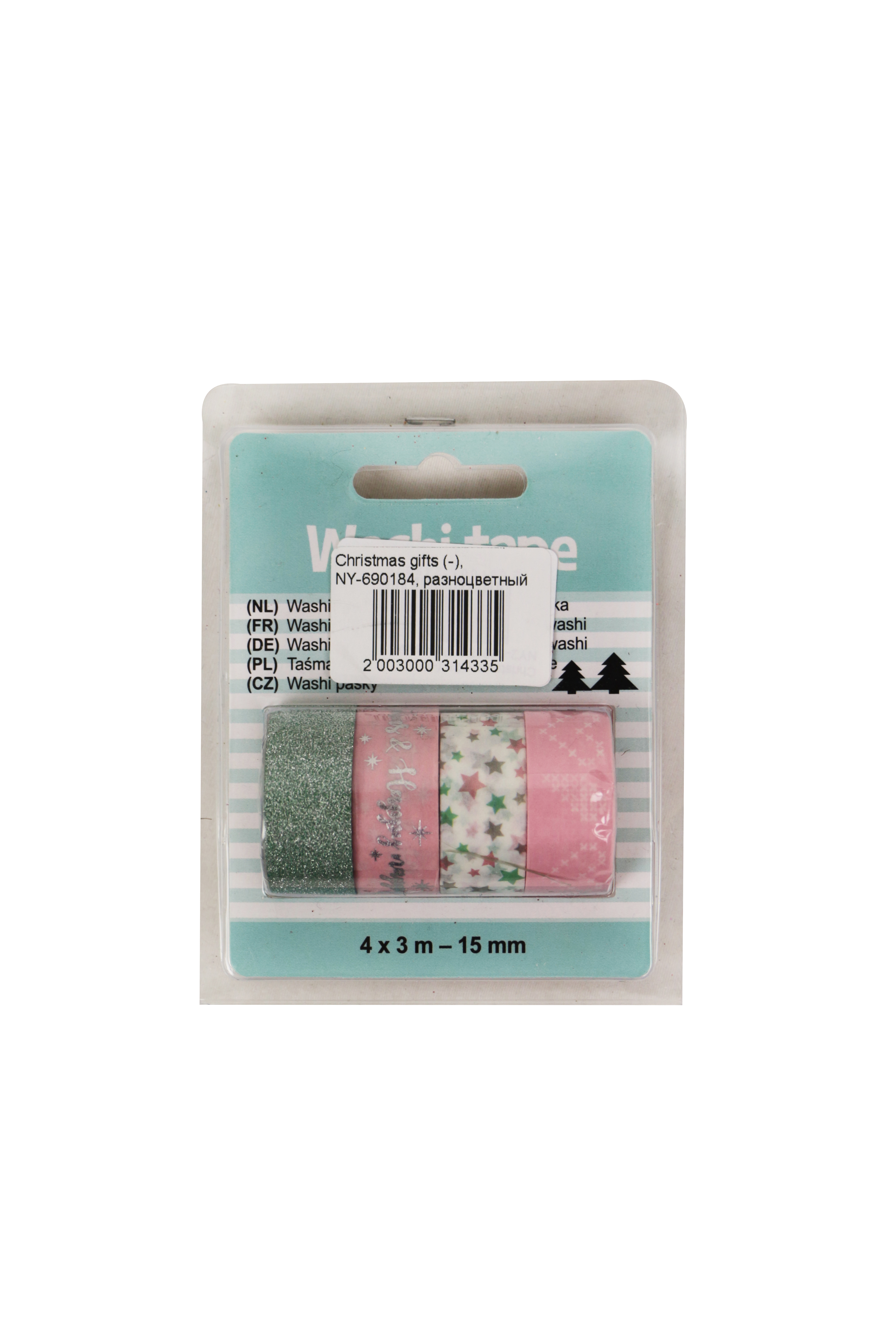 

Декоративный скотч, 4 х 3 м. Christmas gifts разноцветный NY-690184