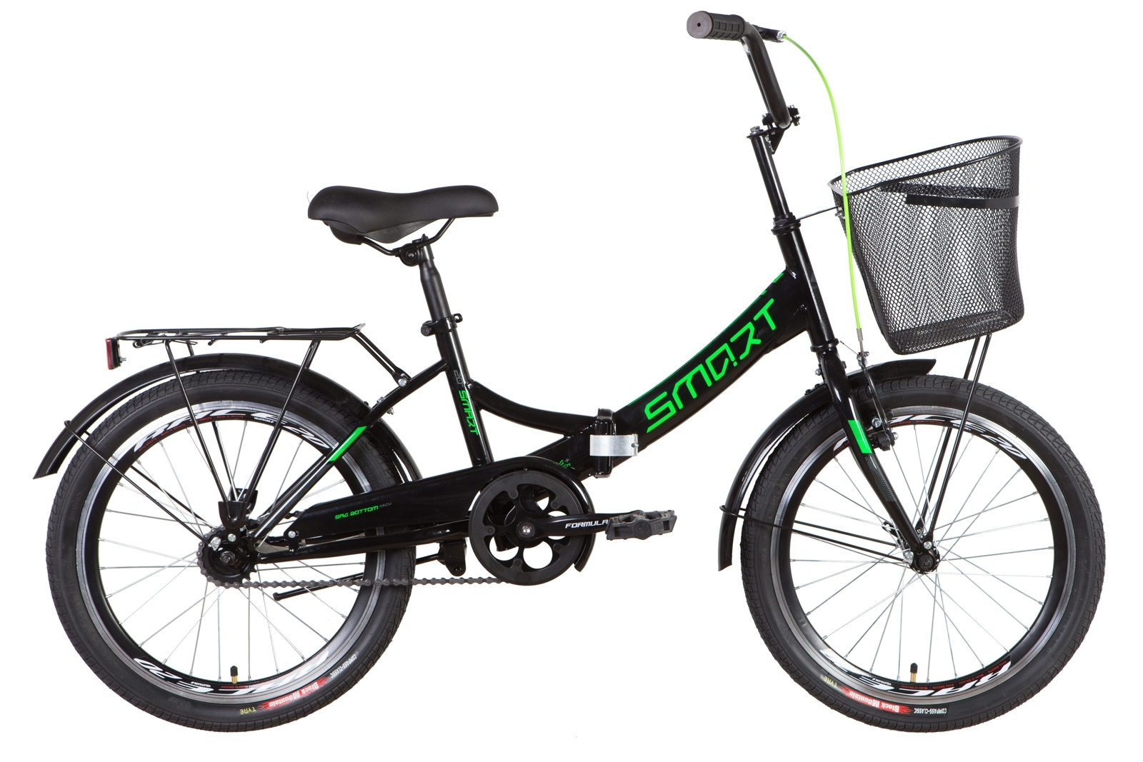 

Велосипед 20" Formula SMART 2022 (черно-зеленый ) Formula OPS-FR-20-078